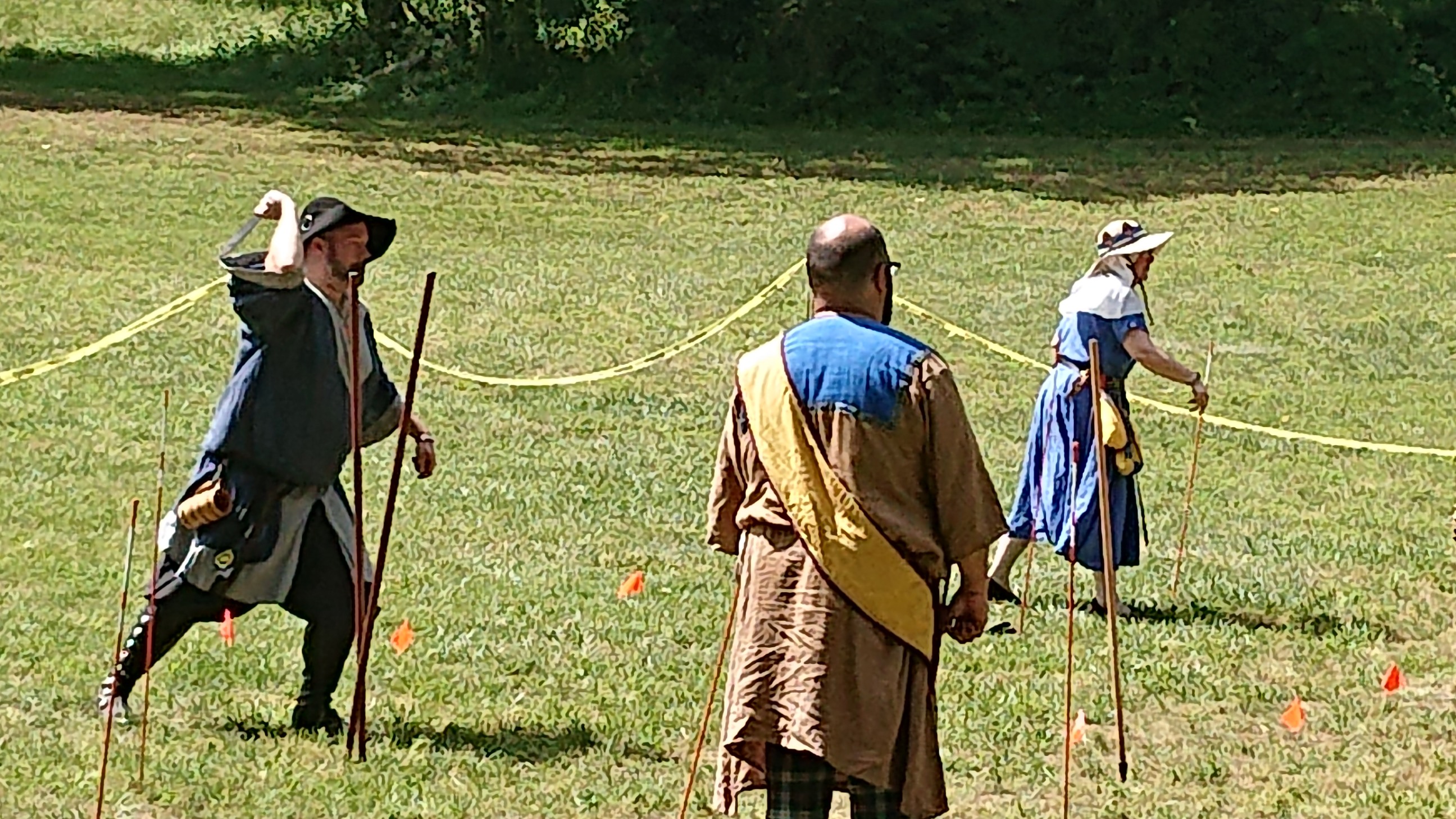 Competition at Kings and Queens Thrown Weapons Champions