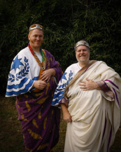 Prince Magnus and Prince Alberic, newly crowned Heirs to the East Kingdom