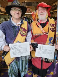 New Royal Archery Champions, Eanraig and Peter