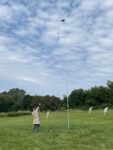 Sir Aelric shoots the popinjay or qabac - Pennsic 50 Period Shoot