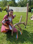 Lady Annie slays the wand - Pennsic 50 Period Shoot
