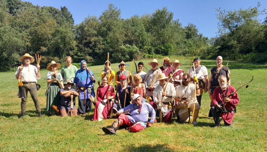 Participants in the Pennsic 53 Flight Shoot