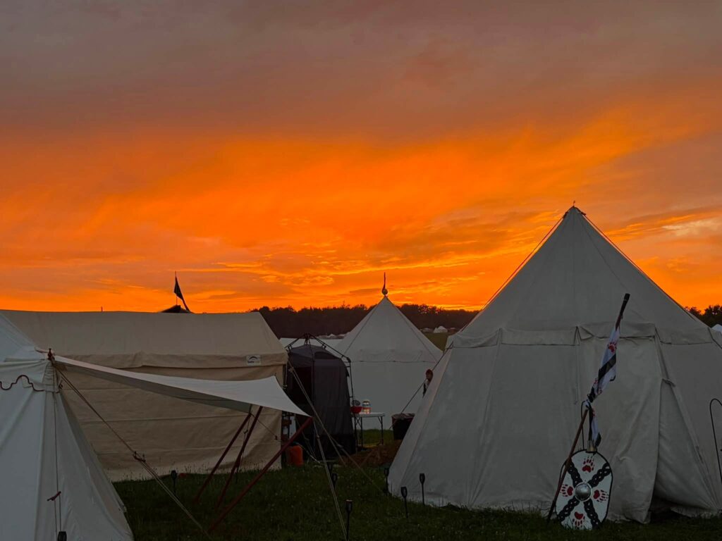 A Pennsic sunset